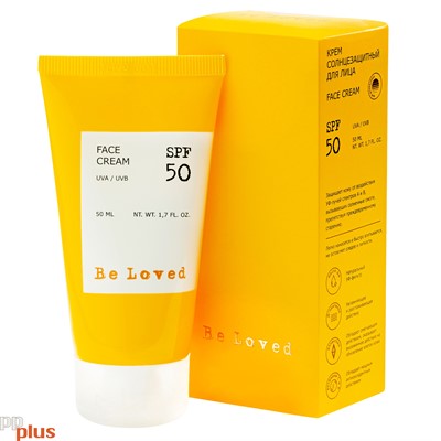 Be loved. Be sun Крем солнцезащитный для лица 50SPF 50мл - фото 201754