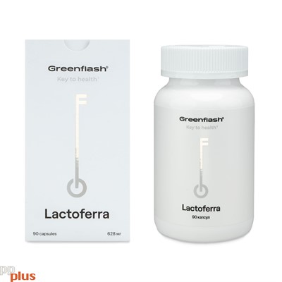 Greenflash Lactoferra Лактоферра, содержит естественные для организма иммунные компоненты, 90 капсул - фото 202202