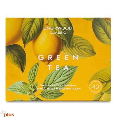 Enerwood Classic Зеленый китайский чай с мятой и лимоном 40шт - фото 202965