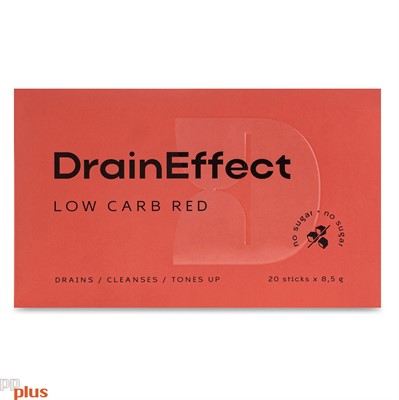 DrainEffect Red Low Carb Дренирующий напиток низкоуглеводный, вкус ягодный, 20стиков - фото 202991