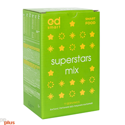 Energy Diet Smart Коктейль "SUPERSTARS MIX" 7шт микс и НОВЫЙ вкус "Матча- ваниль"