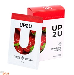 UP2U Сухой топпинг для вкуса и пользы 5 порций КЛУБНИКА